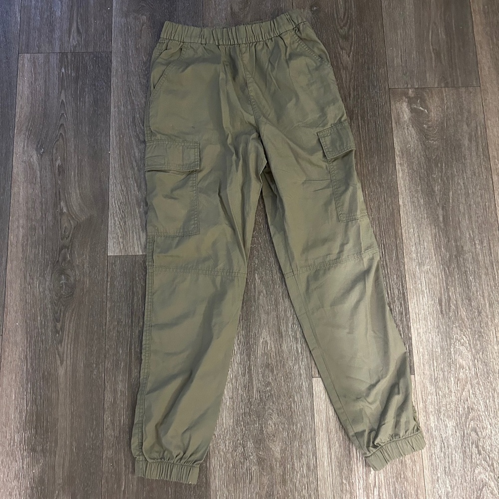 H&M Dark Green Cargos